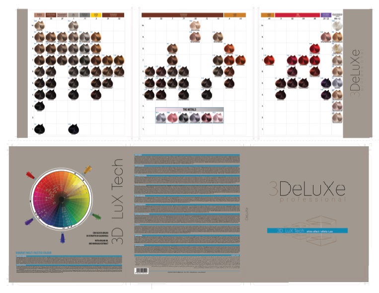 3DeLuXe Color chart